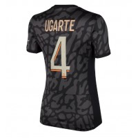 Fotballdrakt Dame Paris Saint-Germain Manuel Ugarte #4 Tredjedrakt 2023-24 Kortermet